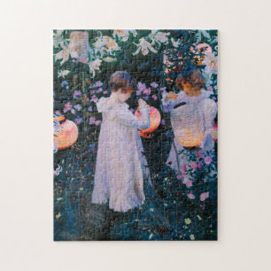 Puzzle Carnation, Lily, Lily, Rose de John Singer Sargent