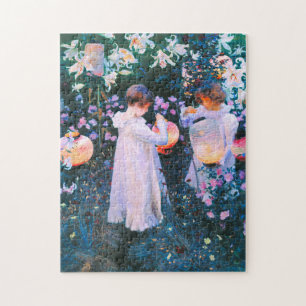 Puzzle Carnation, Lily, Peinture Rose de John Singent