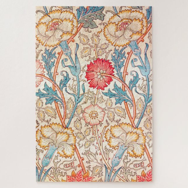 Puzzle Carnation, William Morris (Vertical)