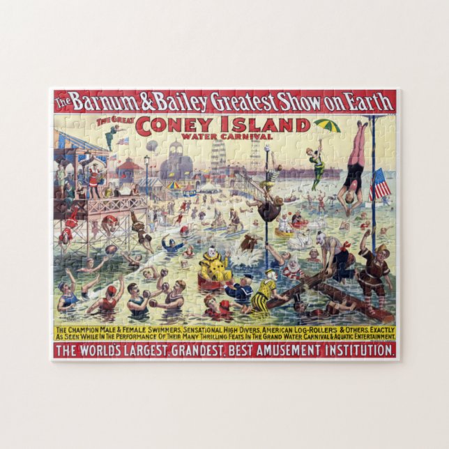 Puzzle Carnaval de Coney Island, 1898 (Horizontal)