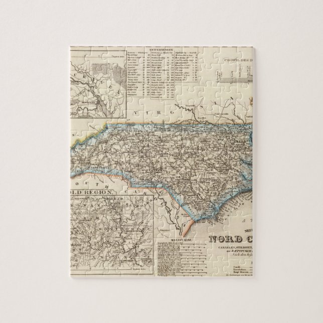 Puzzle Caroline du Nord 2 (Vertical)
