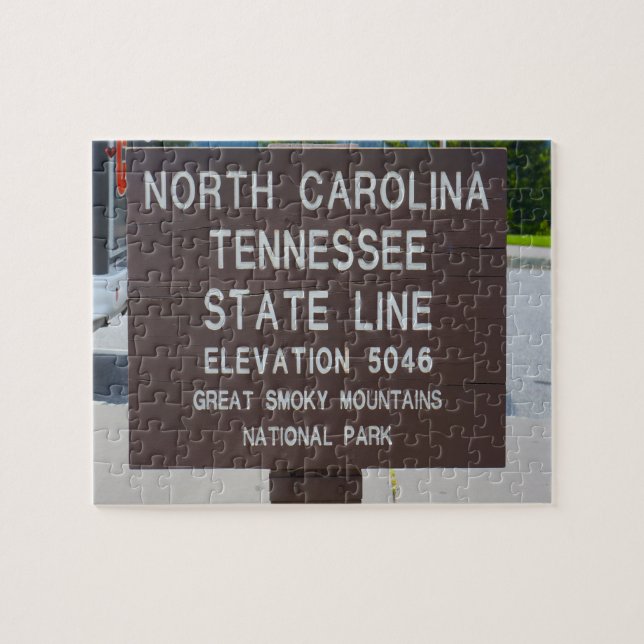 Puzzle Caroline du Nord Tennessee (Horizontal)