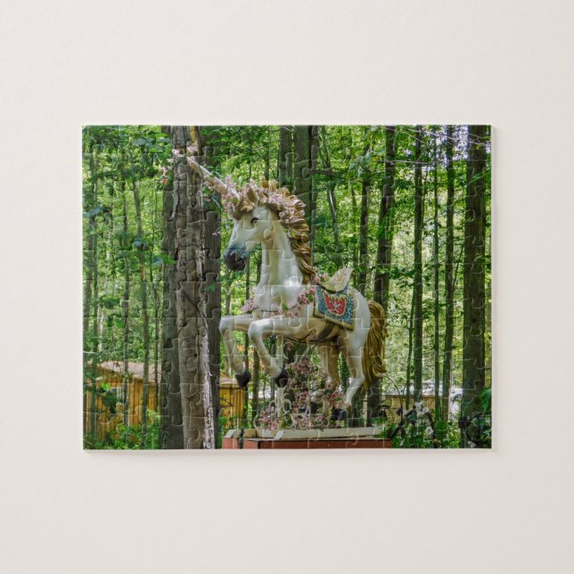 Puzzle Carousel Unicorn (Horizontal)