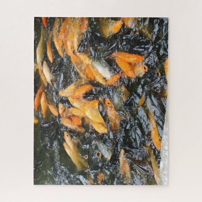Puzzle Carpes dans l'étang à poissons, Hanoï (Vertical)