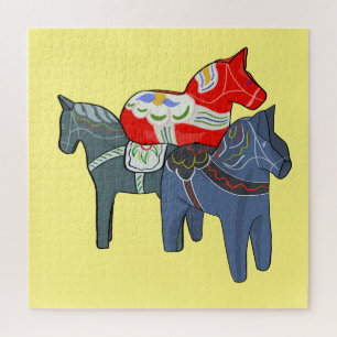 Puzzle Carré Dala Horses