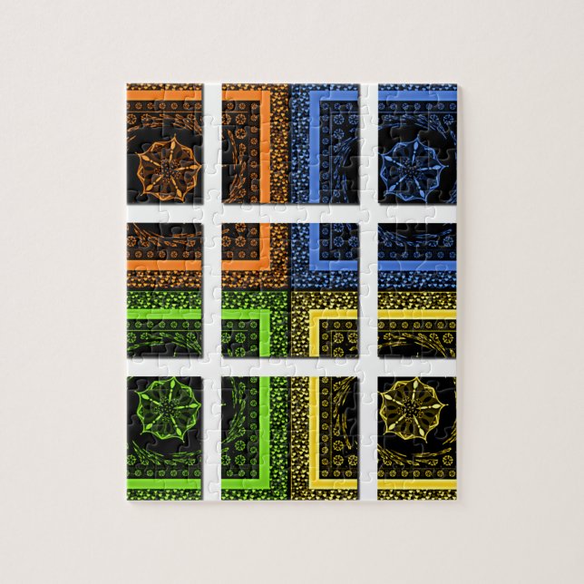 Puzzle Carré dans une boîte (Vertical)