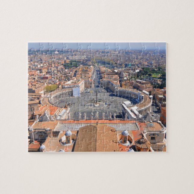 Puzzle Carré de St Peter à Vatican, Rome, Italie (Horizontal)