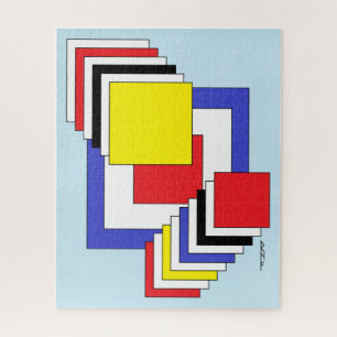 Puzzle Carrés Abstraits