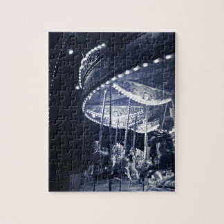 Puzzle Carrousel noir et blanc