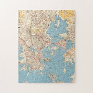 Puzzle Carte 1961 du palapeli   de Helsinki