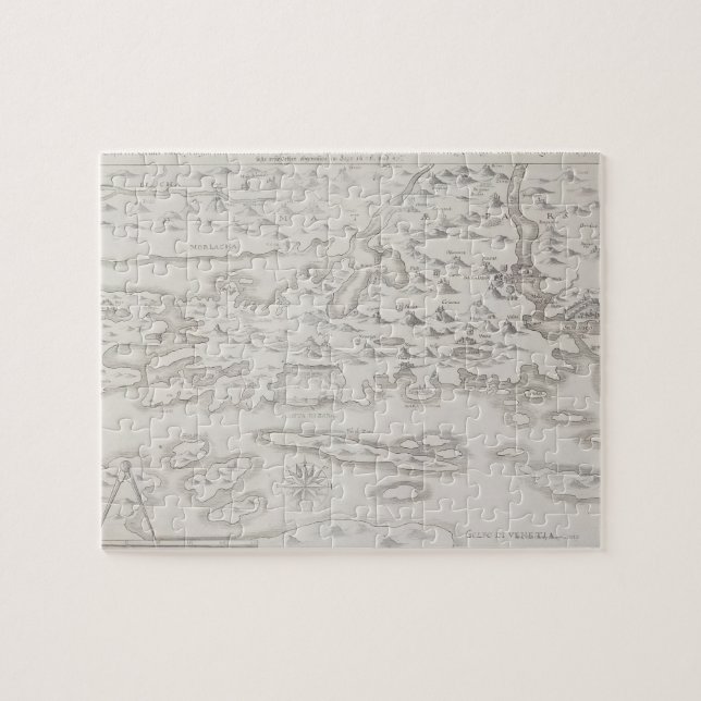 Puzzle Carte antique de Croatie (Horizontal)