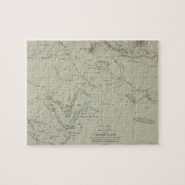 Puzzle Carte antique de l'Iran (Horizontal)