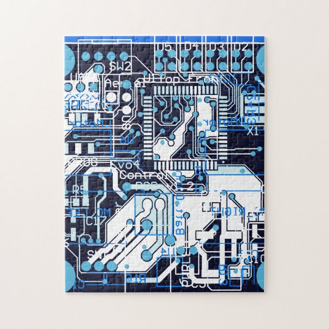 Puzzle Carte bleue (Vertical)