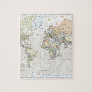 Puzzle Carte classique du monde