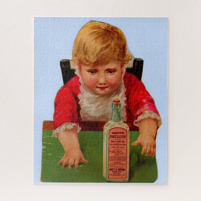 Puzzle Carte commerciale victorienne : Scott's Emulsion C (Vertical)
