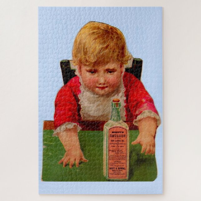 Puzzle Carte commerciale victorienne : Scott's Emulsion C (Vertical)