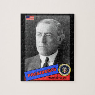 Puzzle Carte de baseball de Woodrow Wilson