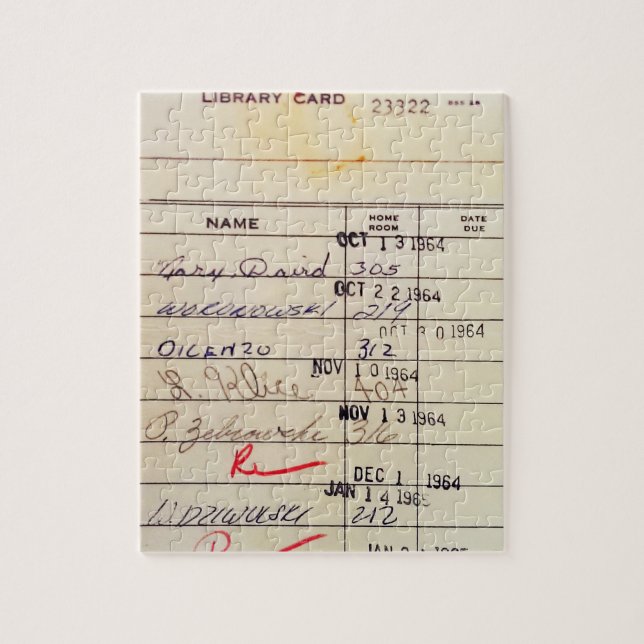 Puzzle Carte de bibliothèque 23322 (Vertical)