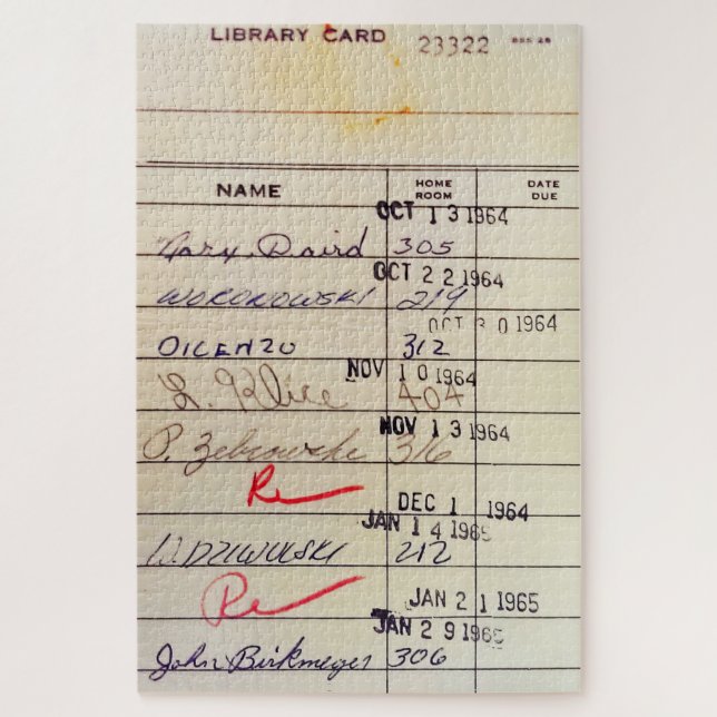 Puzzle Carte de bibliothèque 23322 (Vertical)