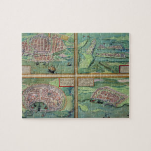 Puzzle Carte de Calais, de Malte, de Rhodes, et de