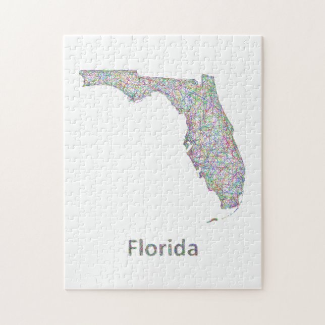 Puzzle Carte de Floride (Vertical)