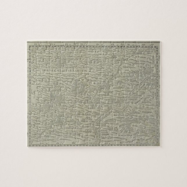 Puzzle Carte de la Terre Sainte (Horizontal)