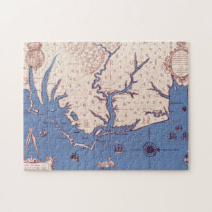 Puzzle Carte de la Virginie