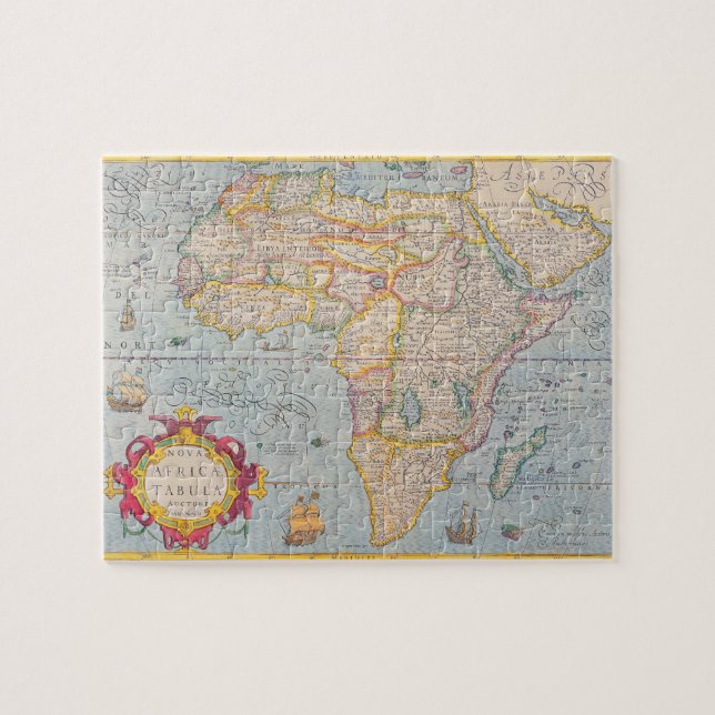 Puzzle Carte de l'Afrique 4 (Horizontal)