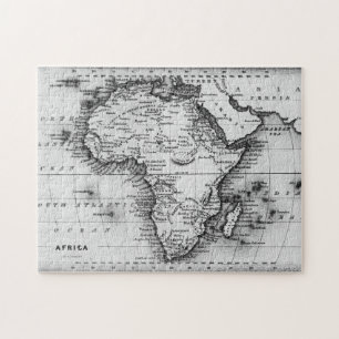 Puzzle Carte de l'Afrique   gravée par Thomas Stirling