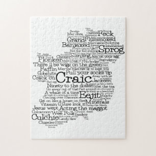 Puzzle Carte de l'lang irlandais