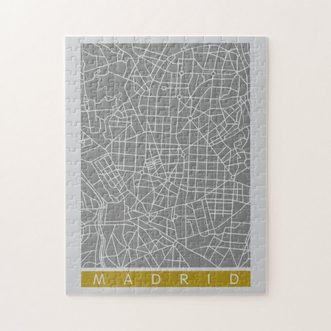Puzzle Carte de Madrid (Vertical)