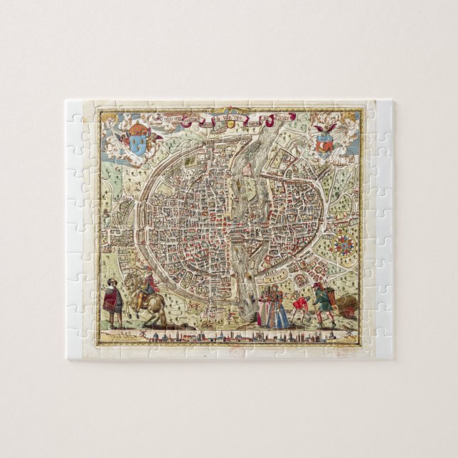 Puzzle Carte de Paris, 1576 (Horizontal)