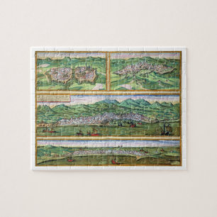 Puzzle Carte de Parme, de Sienne, de Palerme, et de