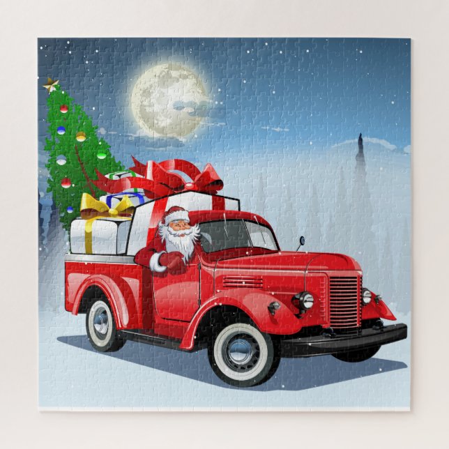 Puzzle Carte de voeux de Noël (Vertical)