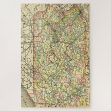 Carte des antiquités de Pennsylvanie