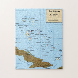 Puzzle Carte des Bahamas (1986)