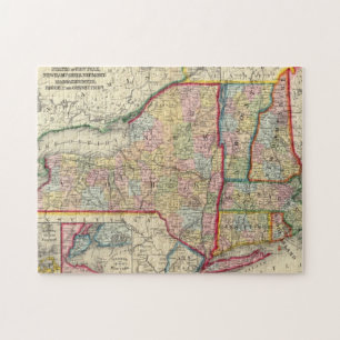 Puzzle Carte Des États De New York
