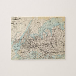 Puzzle Carte des rois, Queens, Long Island