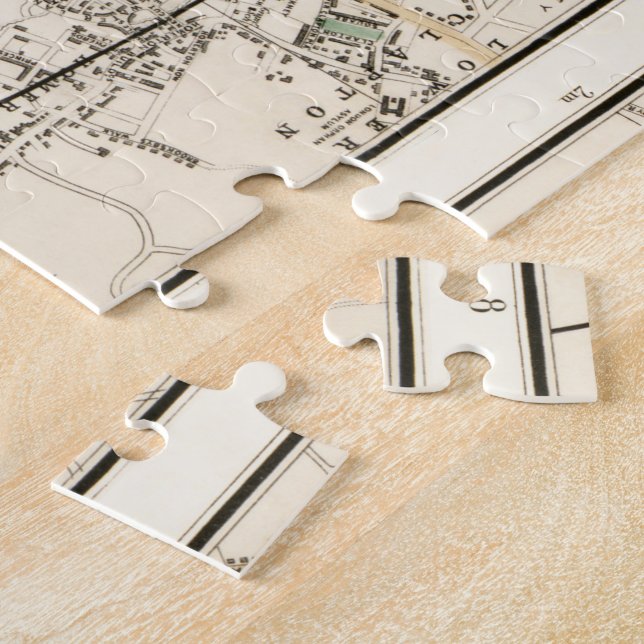 Puzzle Carte du métro de Londres Famille Challenging (Côté)