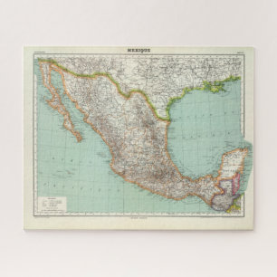 Puzzle Carte du Mexique