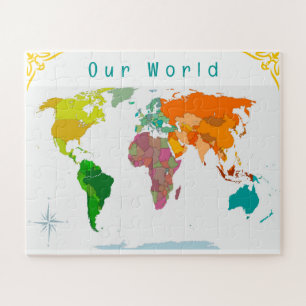 Puzzle Carte du monde