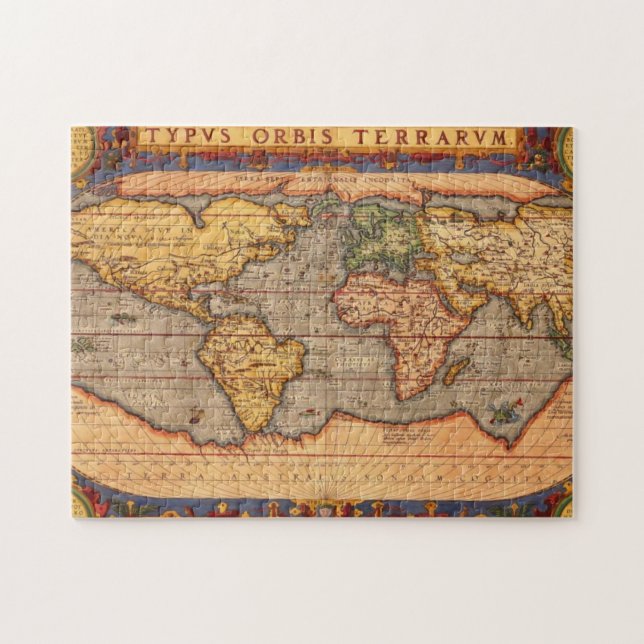 Puzzle Carte du monde à partir de 1601 (Horizontal)