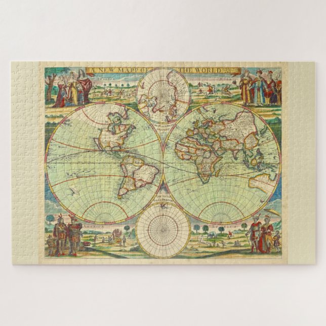 Puzzle Carte du monde antique #4 (Horizontal)