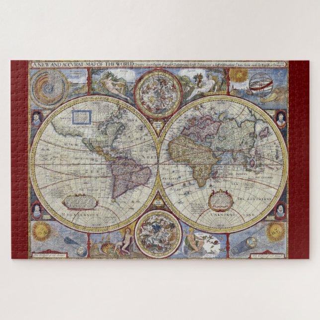 Puzzle Carte du monde antique n°3 (Horizontal)