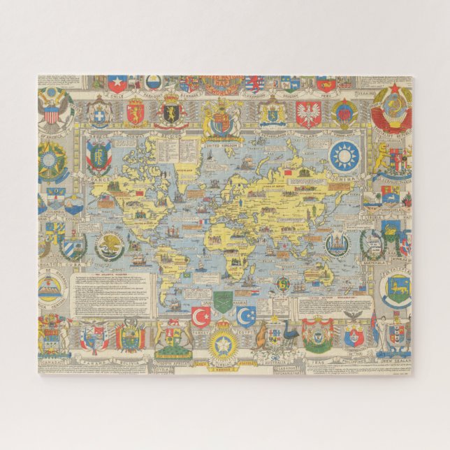 Puzzle Carte du monde des Nations Unies (Horizontal)