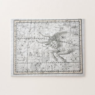 Puzzle Carte du plat XIV de constellations