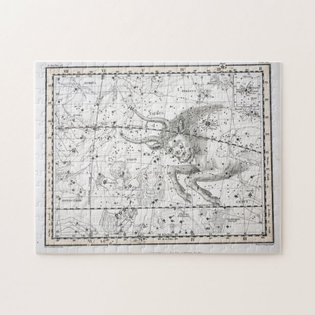 Puzzle Carte du plat XIV de constellations (Horizontal)