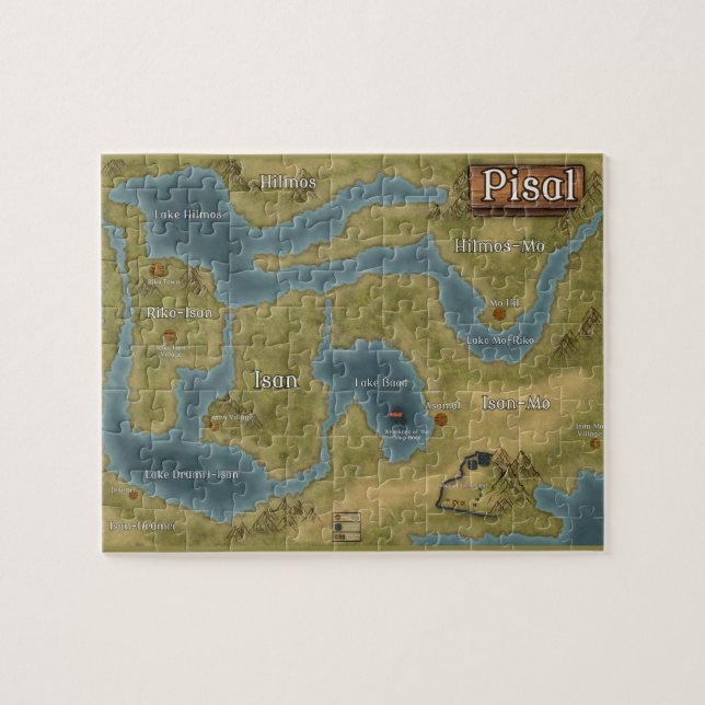 Puzzle Carte du soleil de Relkili (Horizontal)