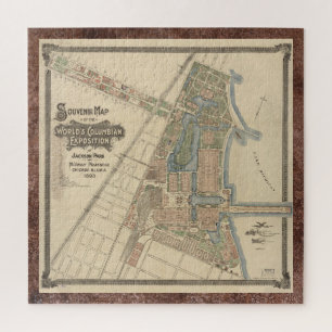 Puzzle Carte du souvenir du salon mondial de Chicago, 189