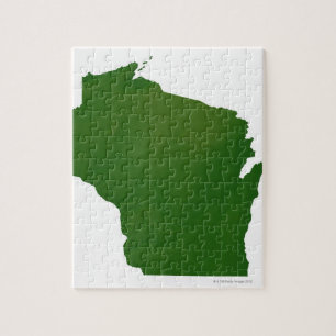 Puzzle Carte du Wisconsin